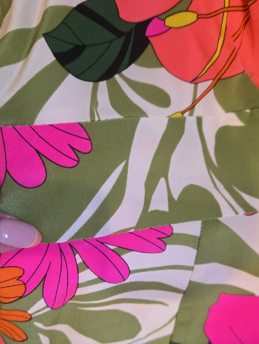Nanette Lepore Silky Floral Tank Blouse - Picture 4 of 9